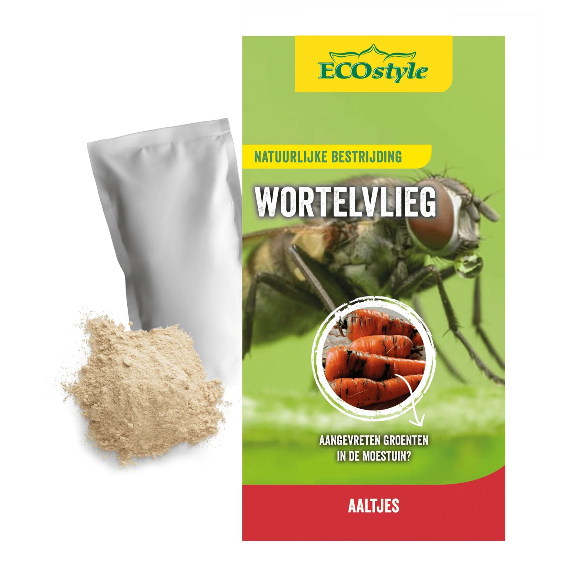 ECOstyle Aaltjes tegen larven van de wortelvlieg - 60m² - 10 miljoen afbeelding