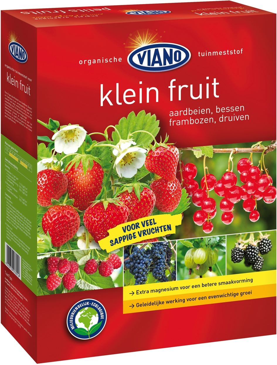 Viano meststof voor aardbeien&kleinfruit - 4 kg - voor 100 m² afbeelding