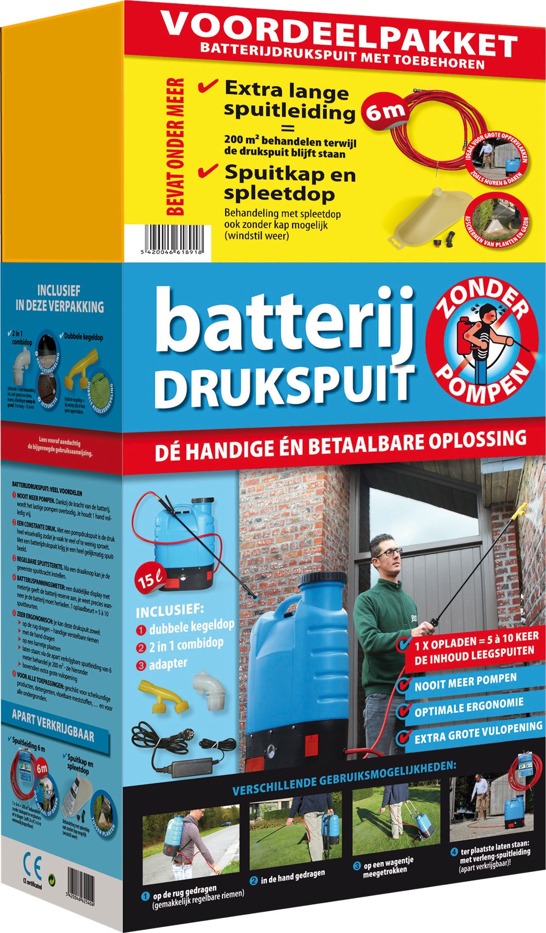 BSI batterij drukspuit - 15L afbeelding