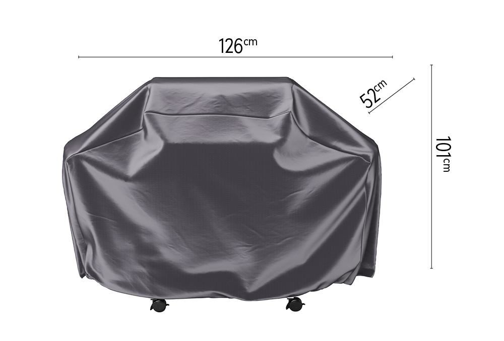 Platinum Aerocover gasbarbecue hoes - Ademende hoes voor barbecues maat S afbeelding