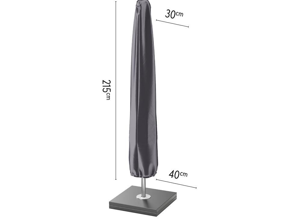 Platinum Aerocover parasolhoes - Ademende hoes voor parasols totØ400cm of 275 x 275cm afbeelding