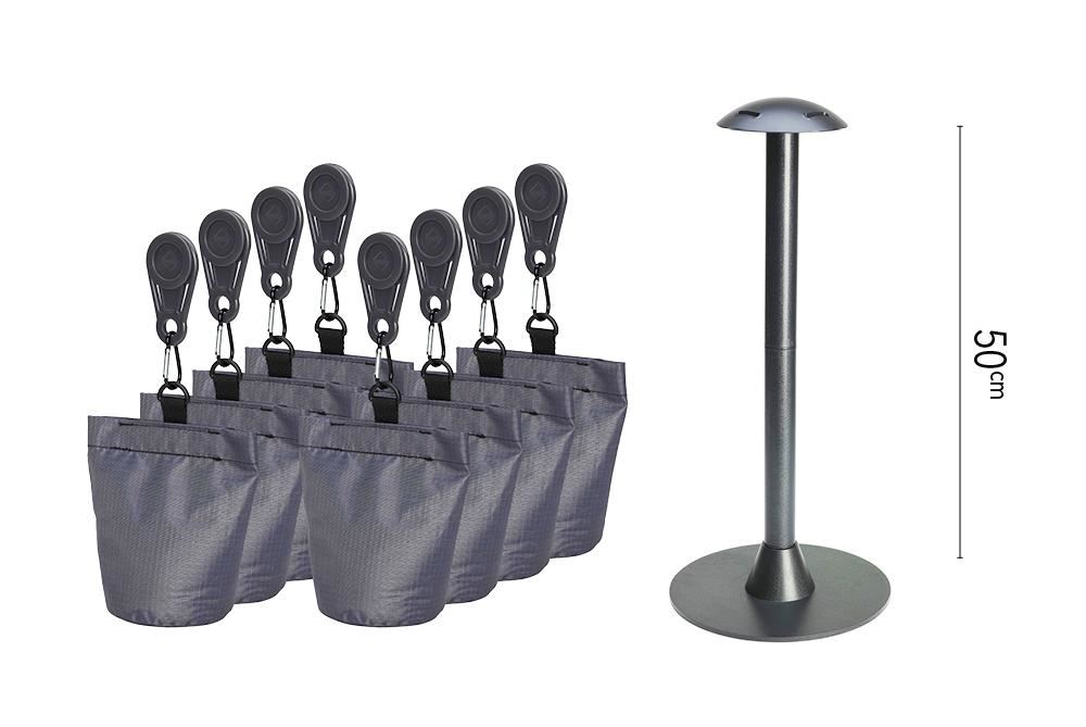 Platinum Aerocover hoessteunset - Hoessteunset voor aerocover tuinsethoezen tot en met L240cm afbeelding