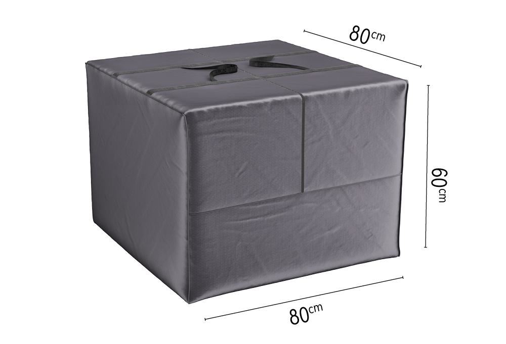 Platinum Aerocover kussentas - Ademende kussentas voor hoge rugkussens 80 x 80 x H60cm afbeelding