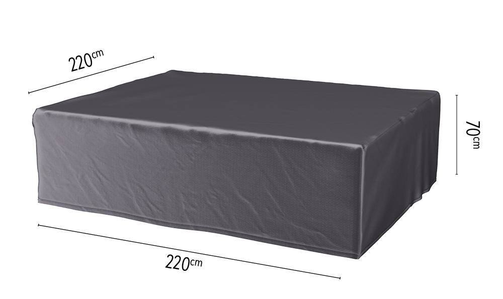 Platinum Aerocover loungesethoes - Ademende hoes voor loungeset 220 x 220 x H70cm