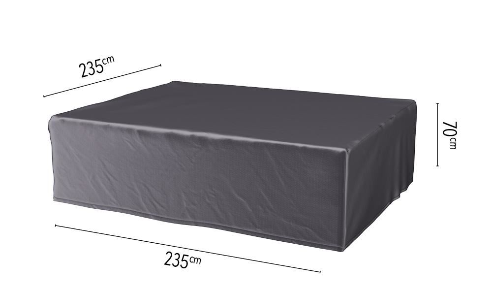 Platinum Aerocover loungesethoes - Ademende hoes voor loungeset 235 x 235 x H70cm afbeelding