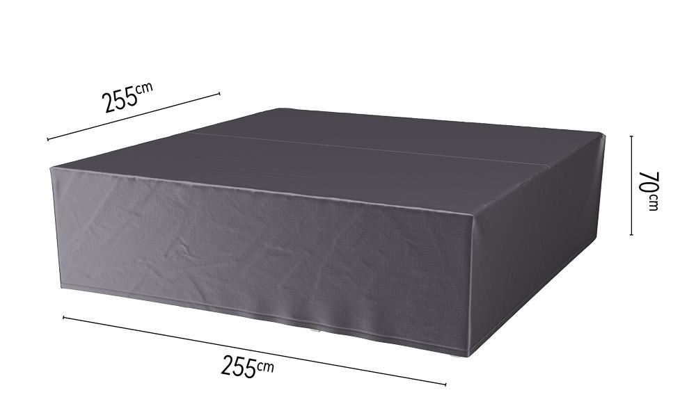 Platinum Aerocover loungesethoes - Ademende hoes voor loungeset 255 x 255 x H70cm afbeelding
