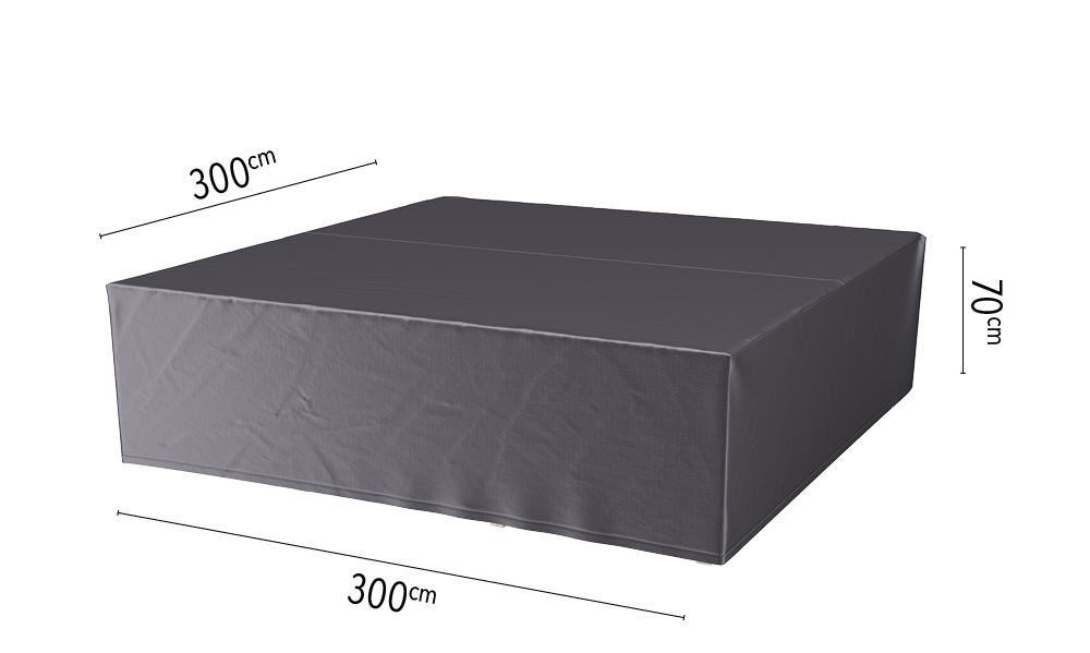Platinum Aerocover loungesethoes - Ademende hoes voor loungeset 300 x 300 x H70cm