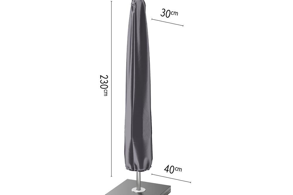 Platinum Aerocover parasolhoes - Ademende hoes voor parasols tot diameter 400cm of 300 x 300cm afbeelding
