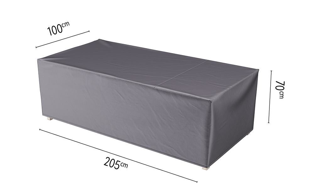 Platinum Aerocover loungebankhoes - Ademende hoes 2 loungestoelen of 1 loungebank 205 x 100 x H70cm afbeelding