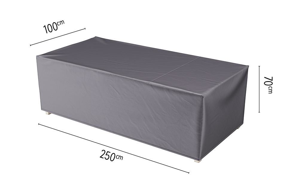 Platinum Aerocover loungebankhoes - Ademende hoes voor lounge van 250 x 100 x H70cm afbeelding