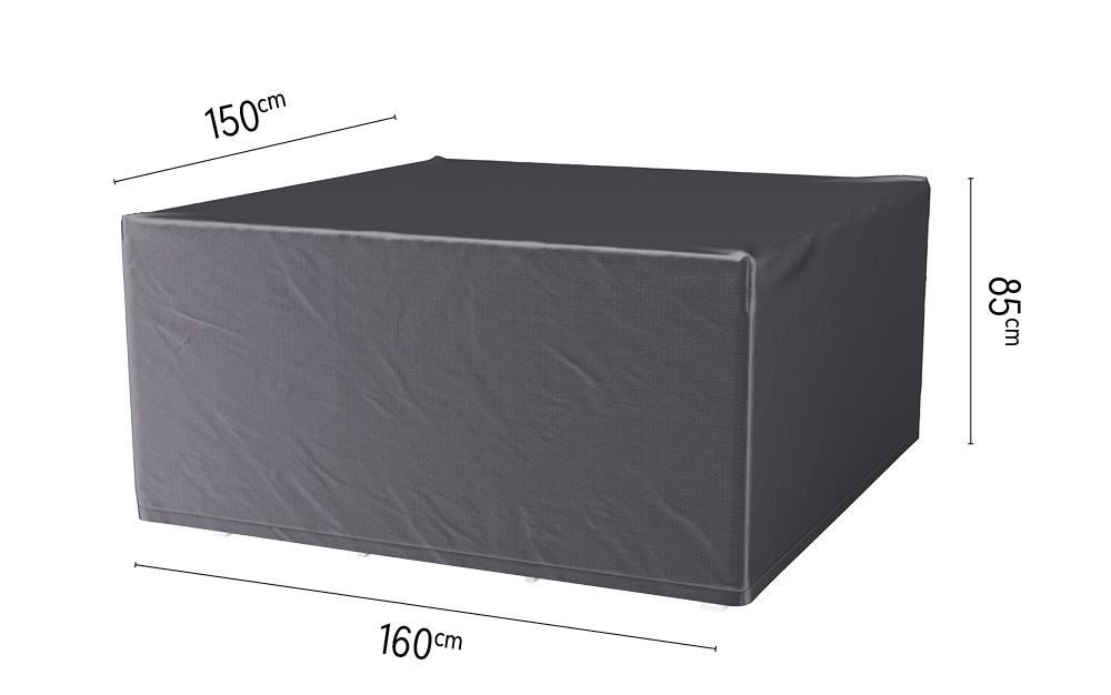 Platinum Aerocover tuinsethoes - Ademende hoes voor tuinset met rechthoekige tafels tot 160cm (inclusief stoelen) afbeelding