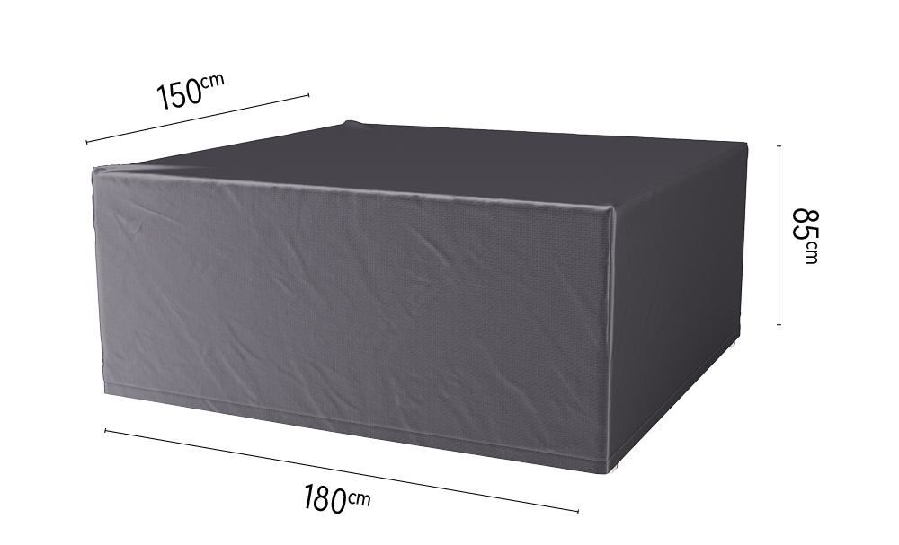 Platinum Aerocover tuinsethoes - Ademende hoes voor tuinset met rechthoekige tafels van 160 tot 180cm (inclusief stoelen) afbeelding
