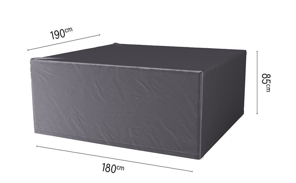 Platinum Aerocover tuinsethoes - Ademende hoes voor tuinset met rechthoekige tafels van 160 tot 180cm (inclusief stoelen)