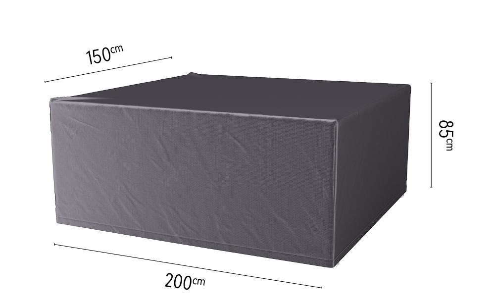 Platinum Aerocover tuinsethoes - Ademende hoes voor tuinset met rechthoekige tafels van 180 tot 200cm (inclusief stoelen)