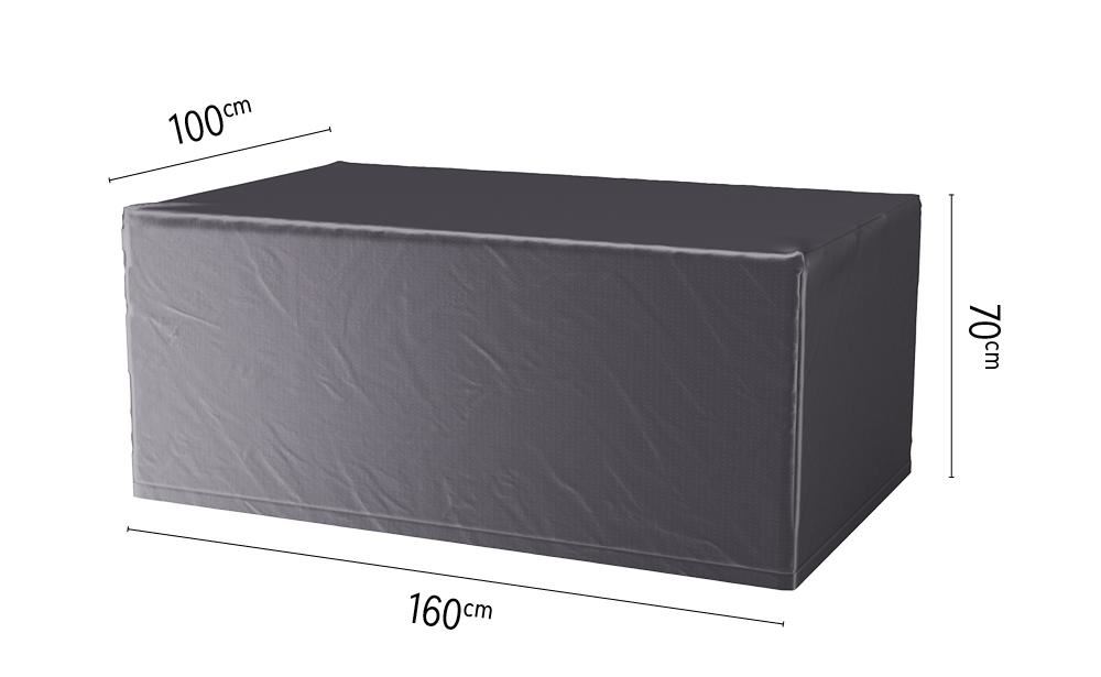 Platinum Aerocover tuintafelhoes - Ademende hoes voor tuintafels van 140 tot 160cm afbeelding