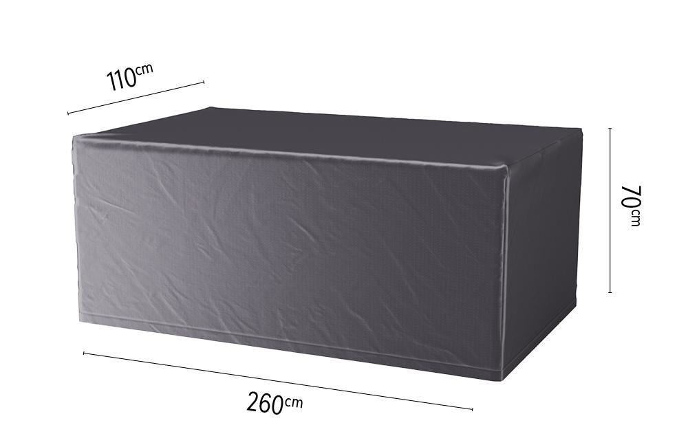 Platinum Aerocover tuintafelhoes - Ademende hoes voor tuintafels van 240 tot 260cm