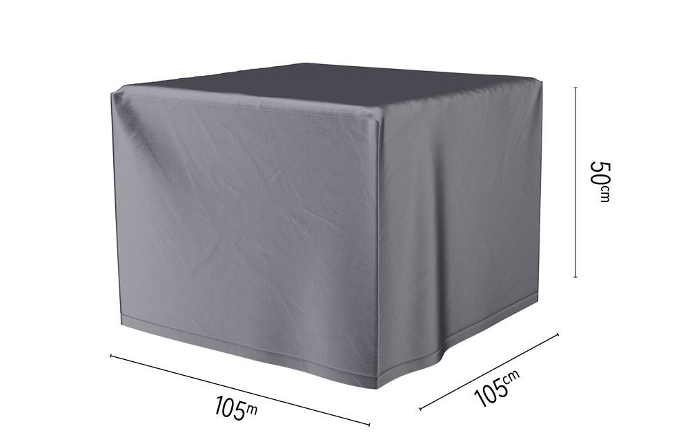 Platinum Aerocover vuurtafelhoes - Ademende hoes voor vuurtafels 105 x 105 x H50cm