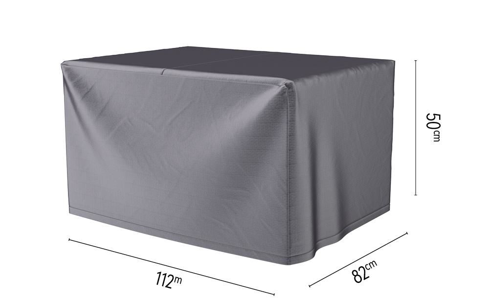 Platinum Aerocover vuurtafelhoes - Ademende hoes voor vuurtafels 112 x 82 x H50cm