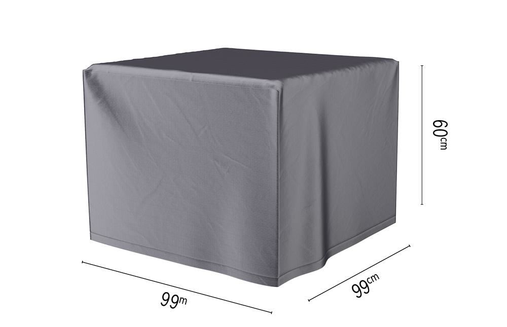 Platinum Aerocover vuurtafelhoes - Ademende hoes voor vuurtafels 99 x 99 x H60cm afbeelding