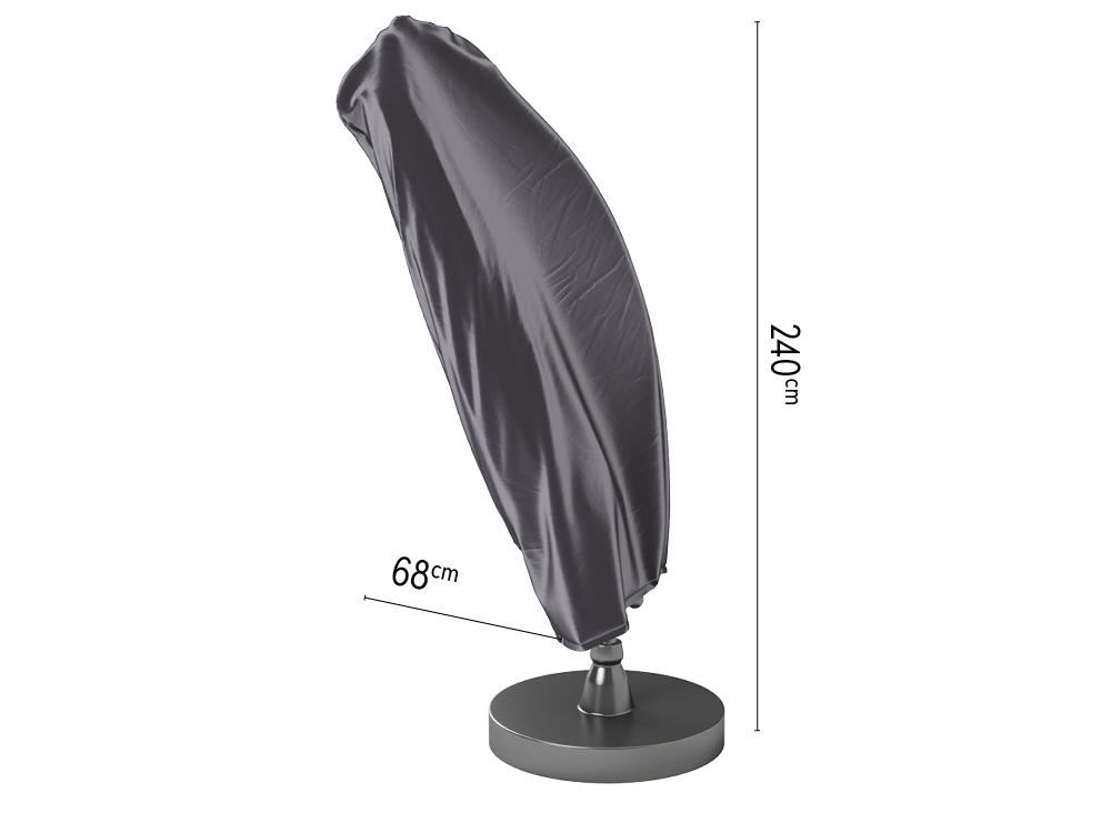 Platinum Aerocover zweefparasolhoes - Ademende hoes voor parasols met gebogen mast totØ3,5m afbeelding