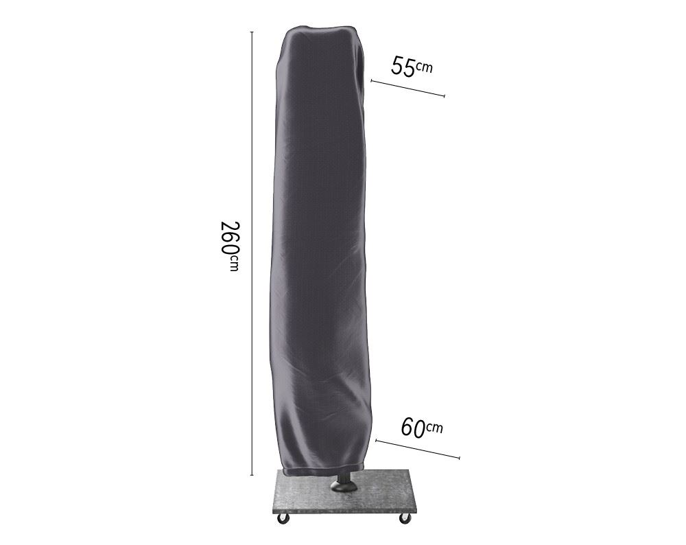 Platinum AeroCover - Zweefparasolhoes - H260x55/60cm - Water- en windbestendig afbeelding
