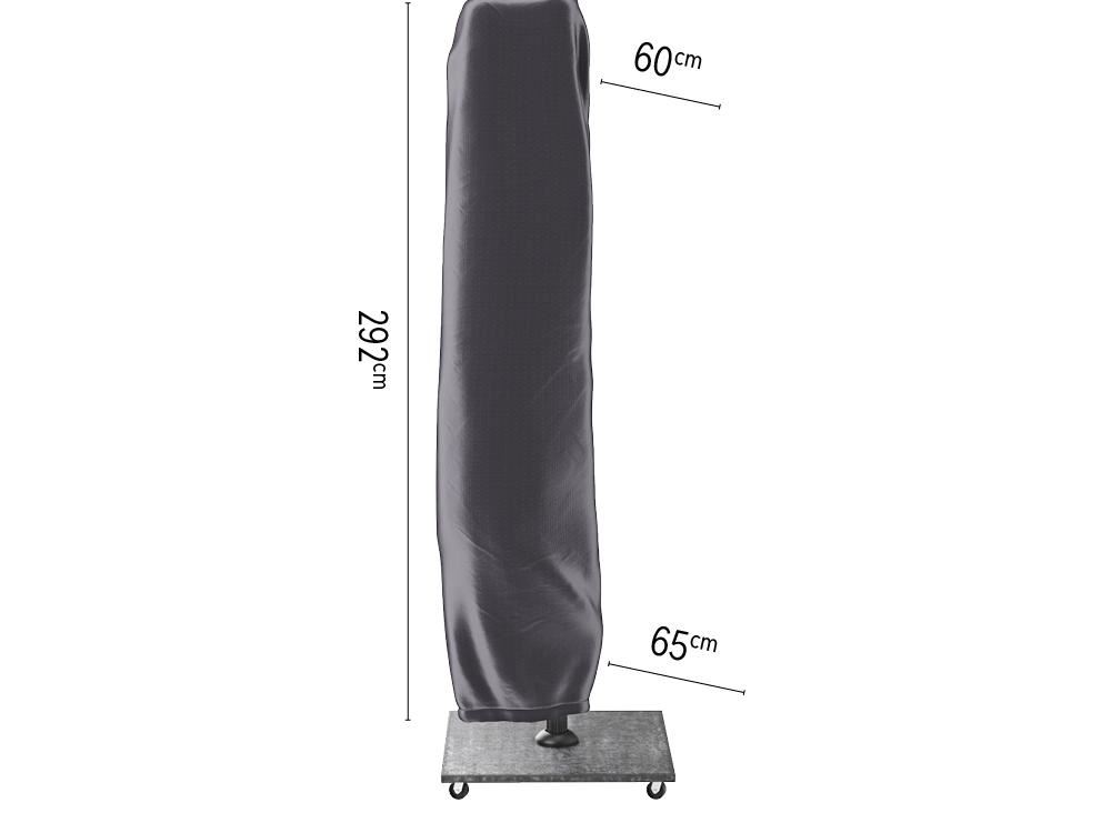 Platinum Aerocover zweefparasolhoes - Ademende hoes voor parasols met rechte mast vanØ4,0m / 3,5 x 3,5m / 4,0 x 3,0m afbeelding