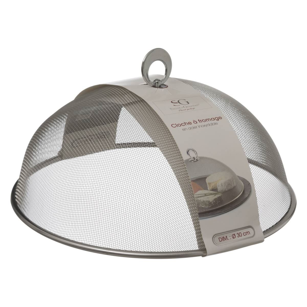 Secret de Gourmet RVS vliegenkap -Ø30 cm - Voedsel bescherming tegen ongedierte afbeelding