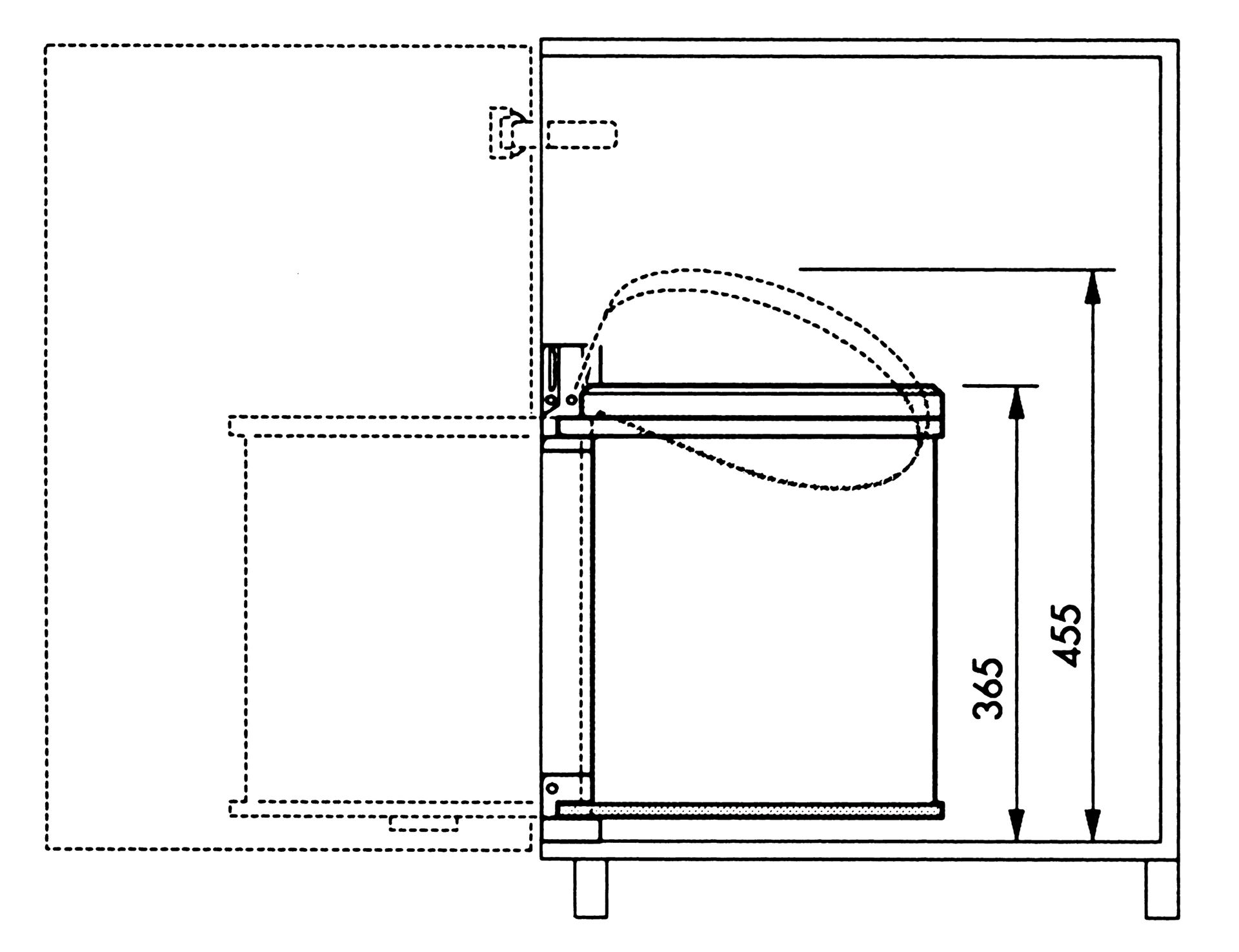 Hailo hailo compact-box m - (4*) wit - Afvalbak - 28,5x28,5x35,5cm - gelakt staal / kunststof - 15 liter