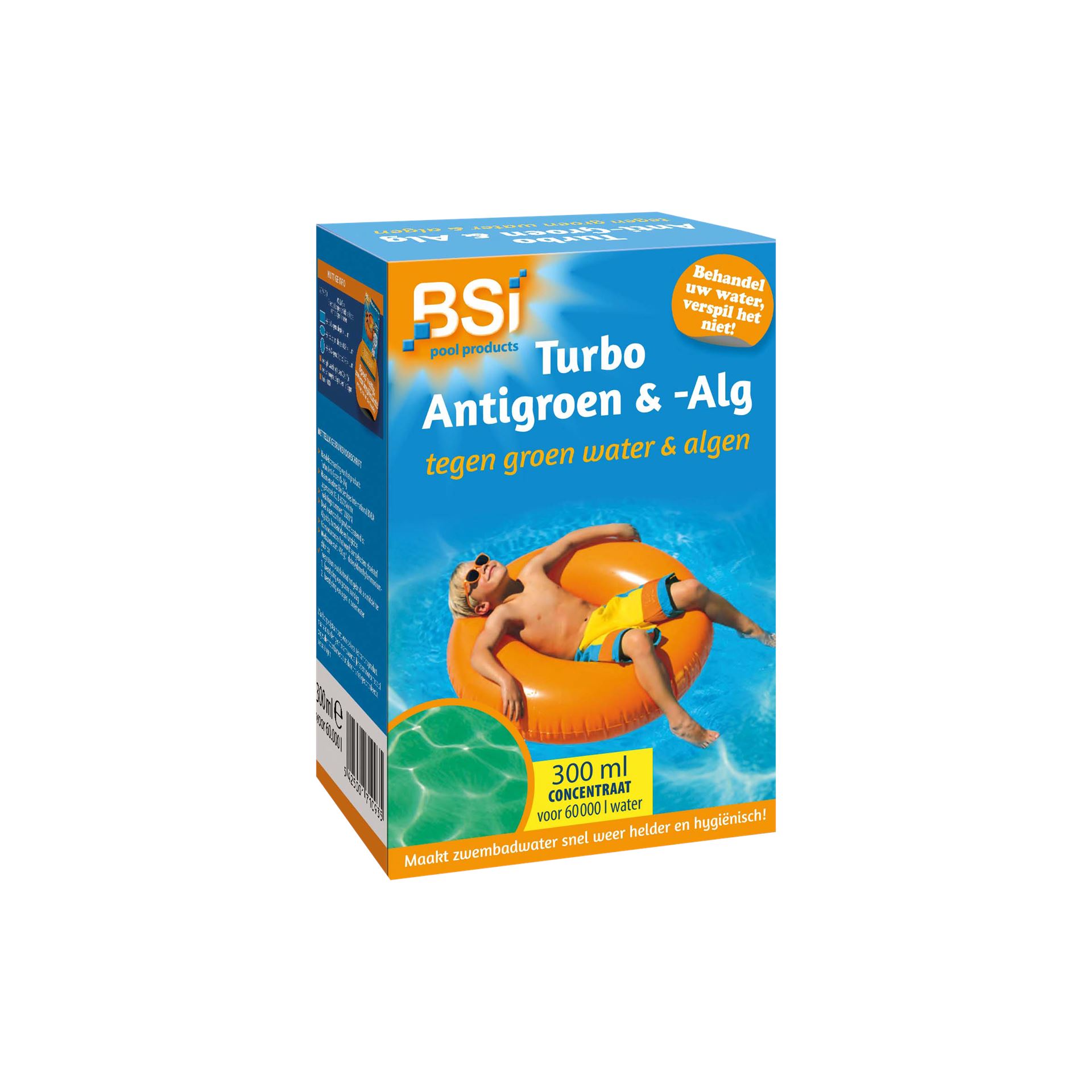 BSI Turbo Groen&Alg 300ml - bestrijdt algen&groen zwembadwater afbeelding