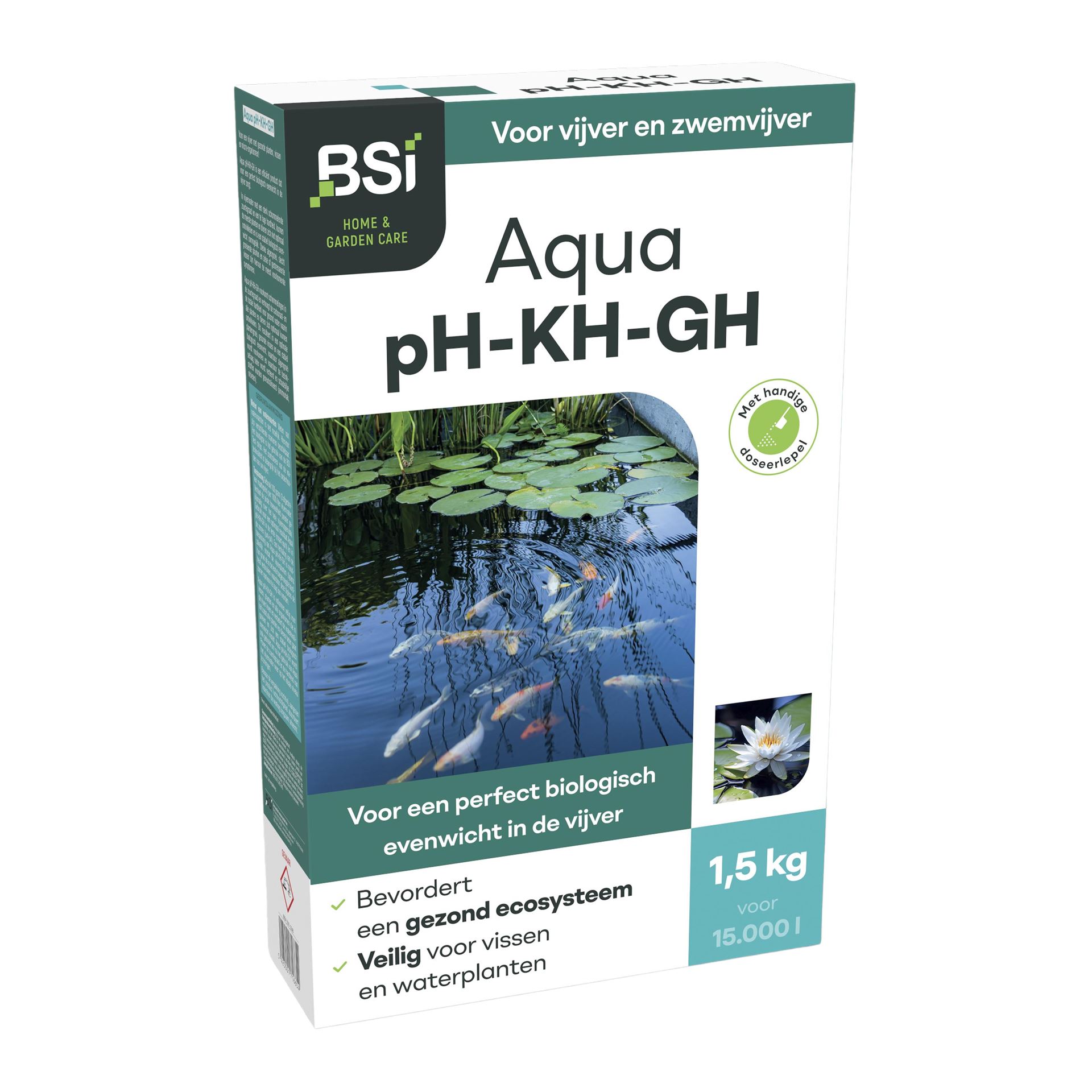 BSI Aqua pH-KH-GH - Biologisch Evenwicht voor Vijverwater - 1,5 kg afbeelding