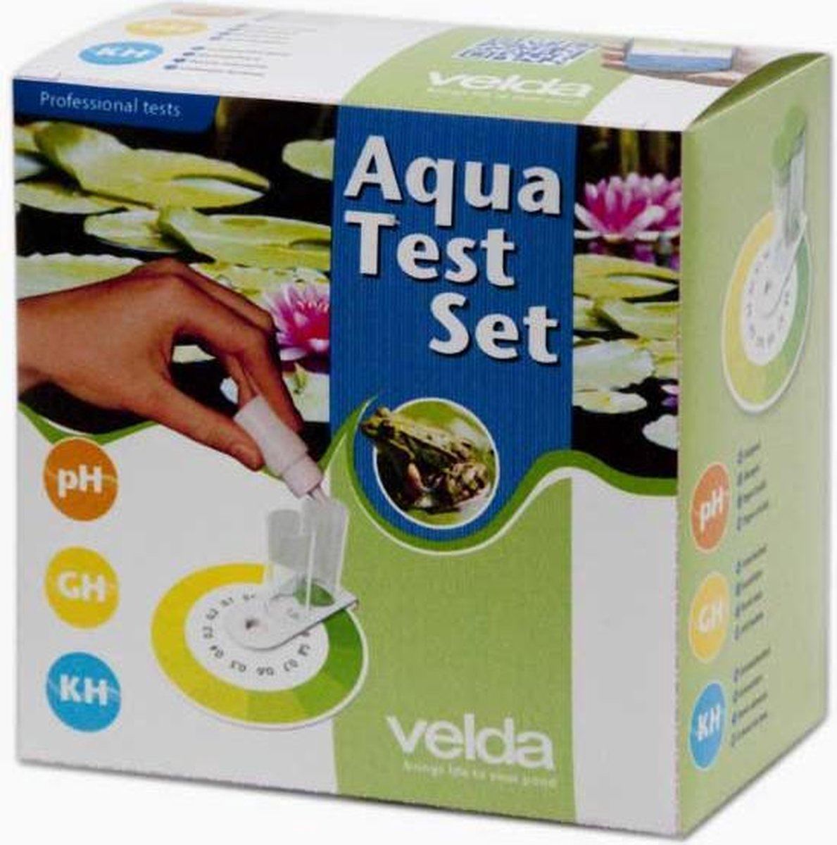 Velda aqua testset pH gH en kH afbeelding