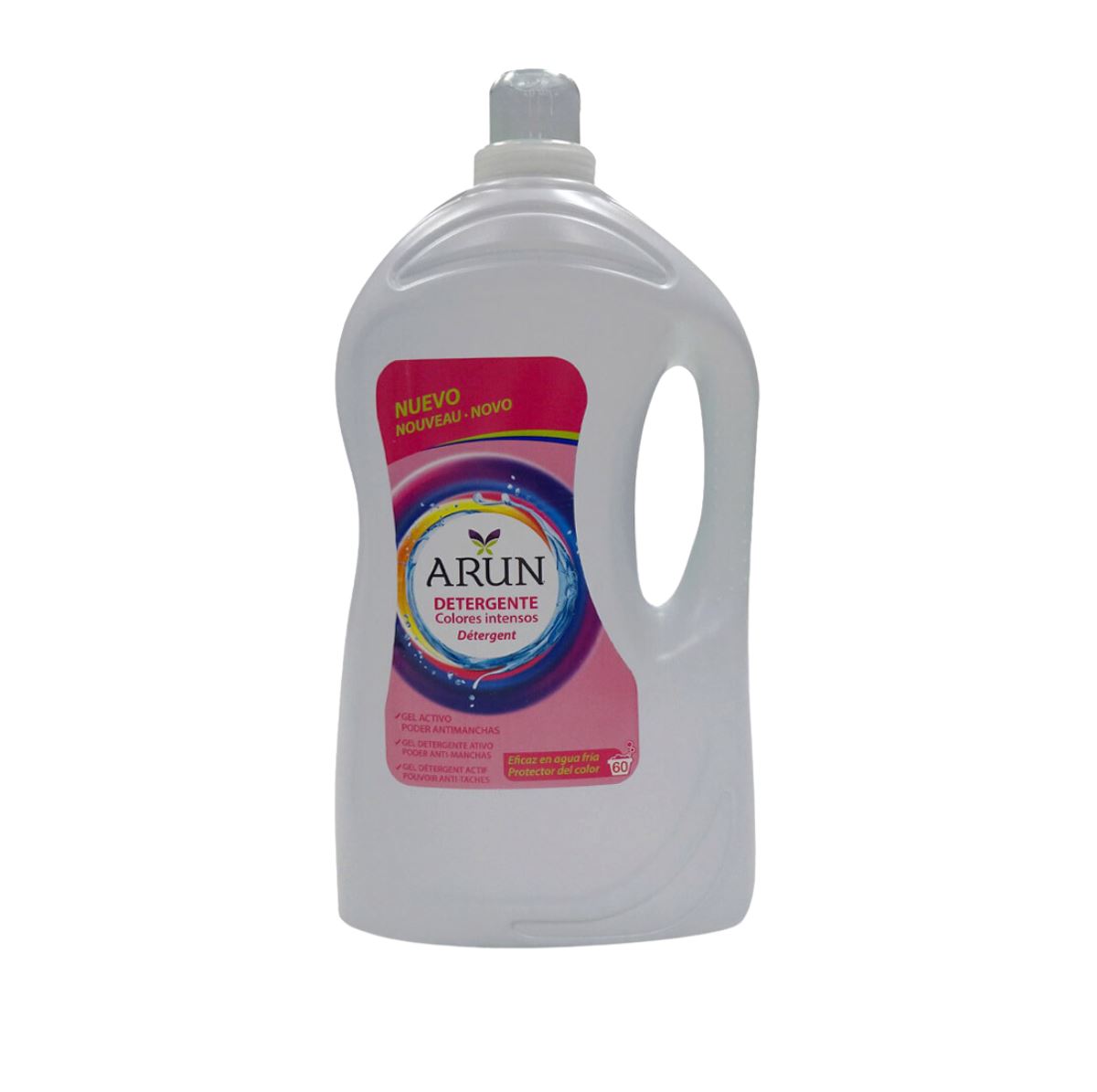 Arun vloeibaar wasmiddel Color - 60 wasbeurten (4 liter) - Voor gekleurde was afbeelding