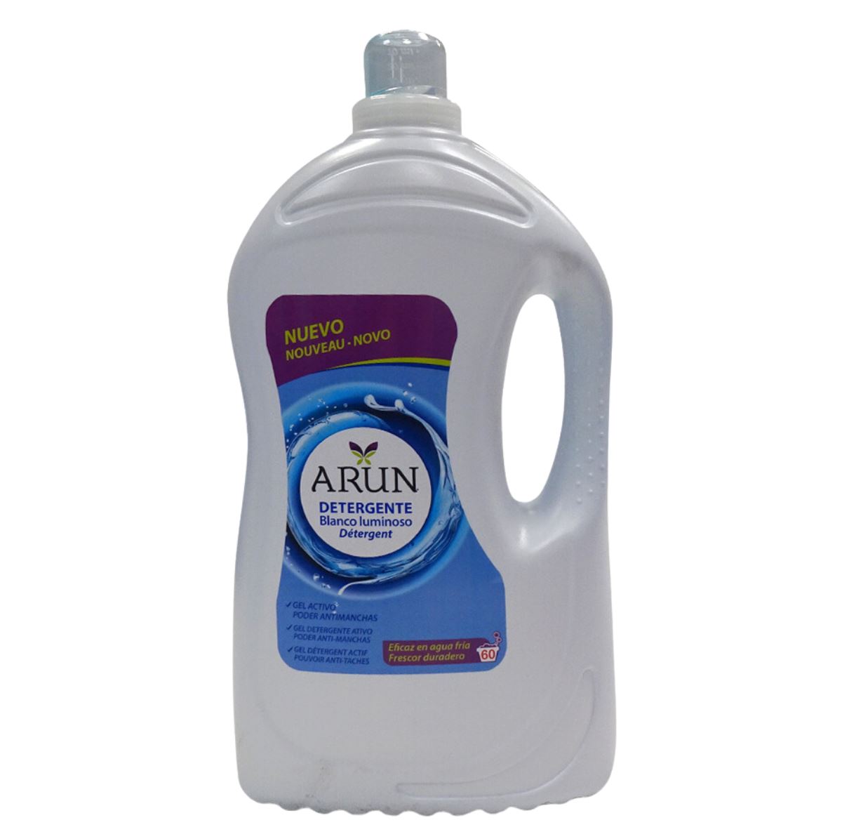 Arun vloeibaar wasmiddel White luminous - 60 wasbeurten (4L) - Voor witte was afbeelding