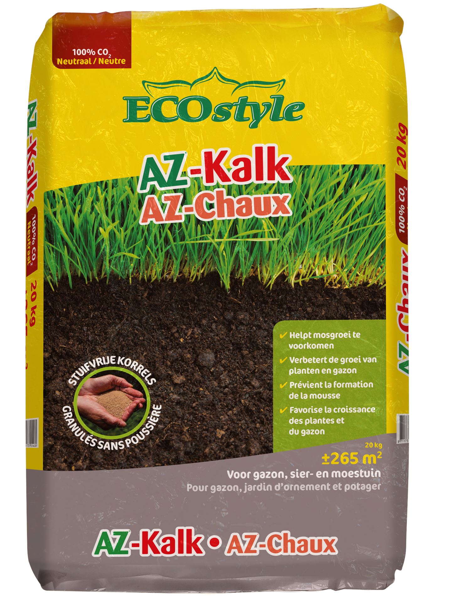ECOstyle AZ-Kalk - 20 kg tot 200m² afbeelding