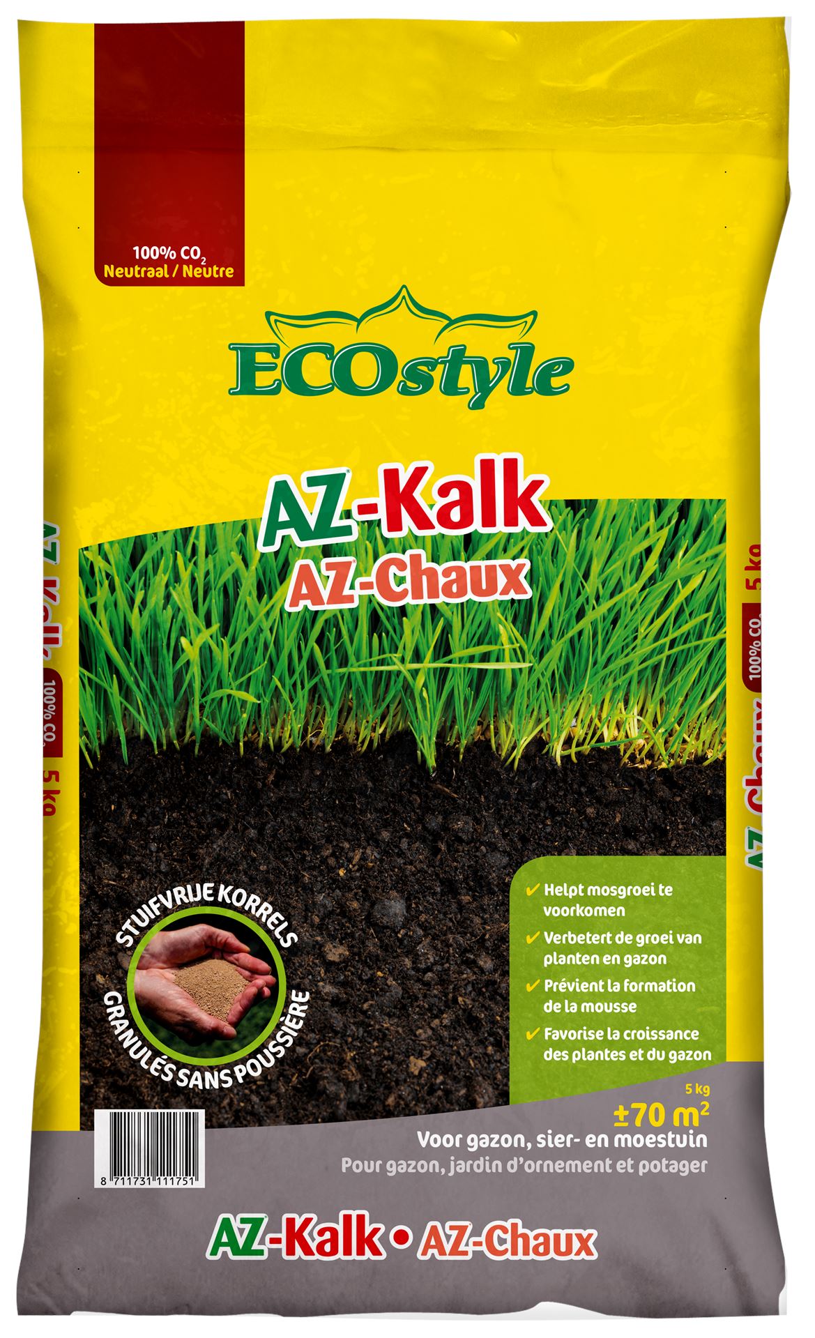 ECOstyle AZ-Kalk - 5 kg tot 50m² afbeelding