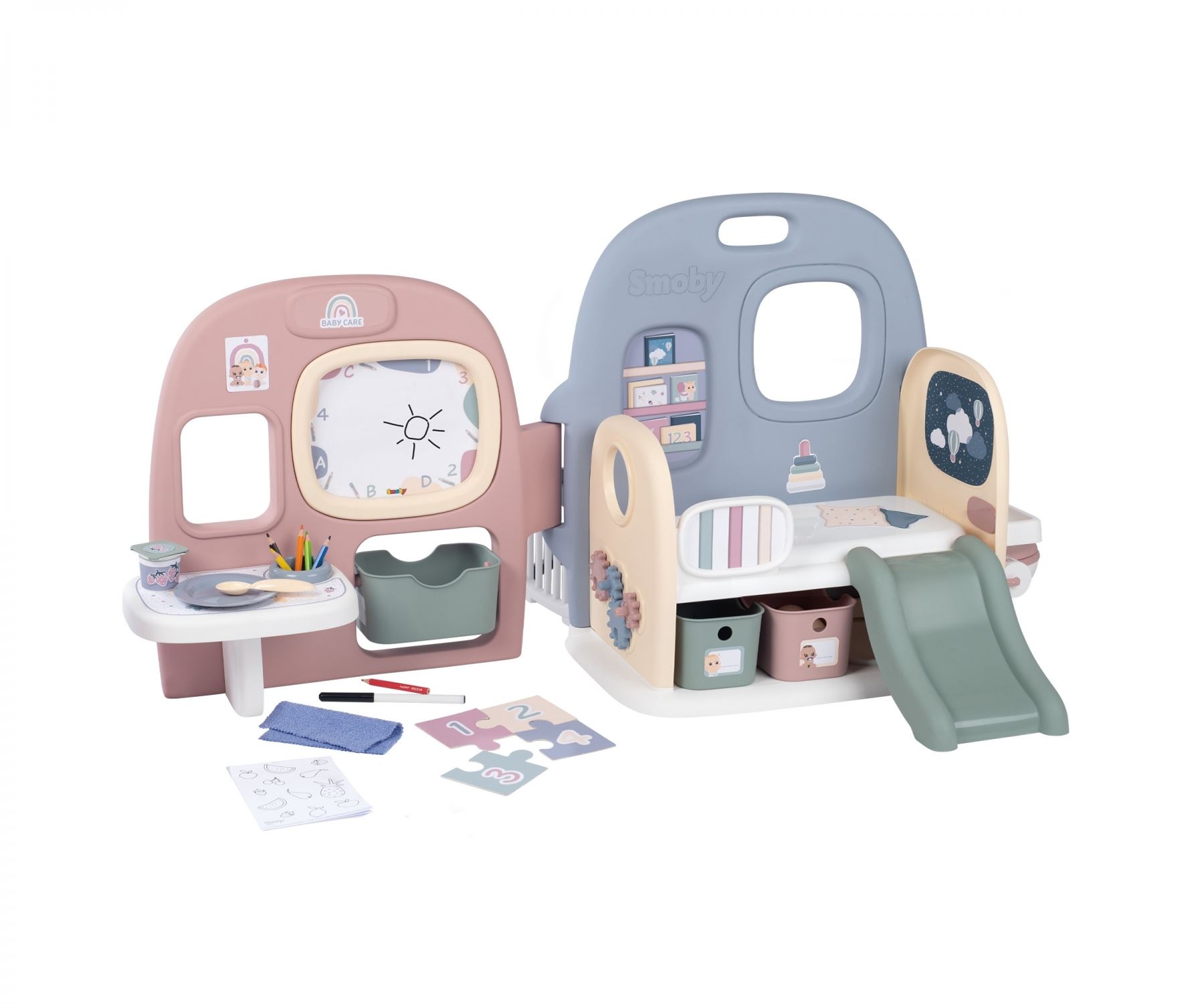 Smoby Baby Care kinderdagverblijf - Voor poppen tot 42cm afbeelding