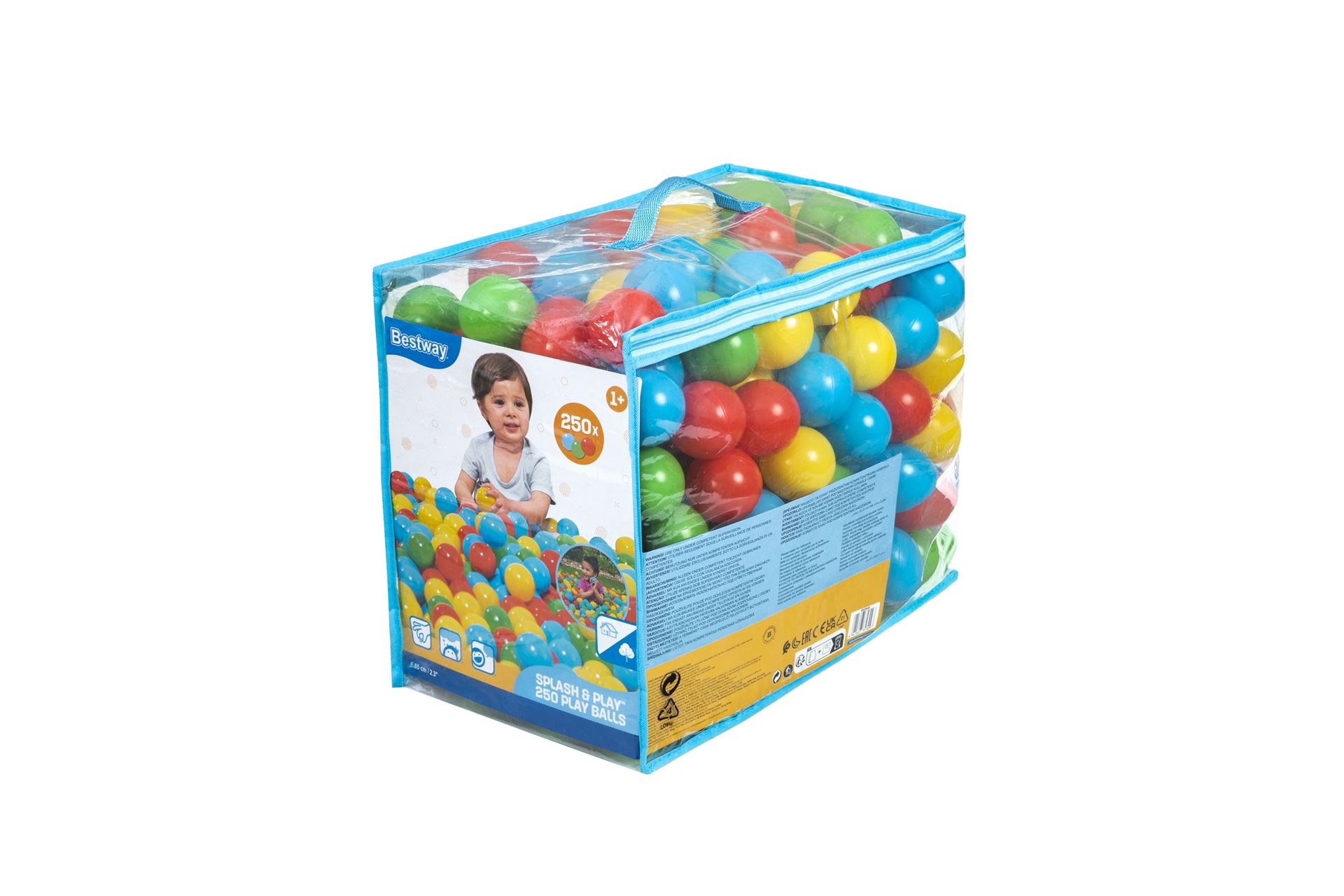 Bestway Splash & Play – 250 speelballen