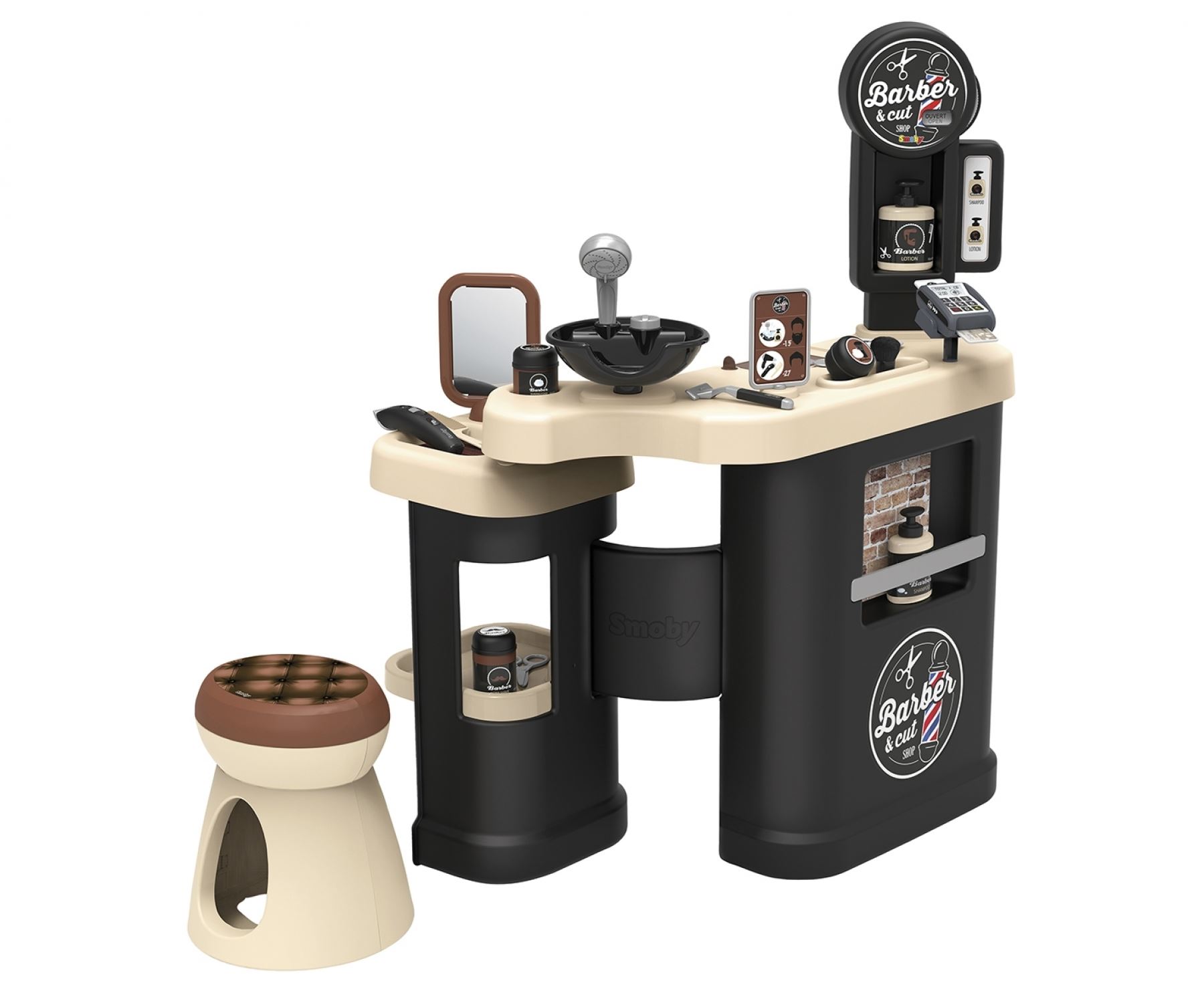 Smoby'Barber&Cut'barbershop voor kinderen afbeelding