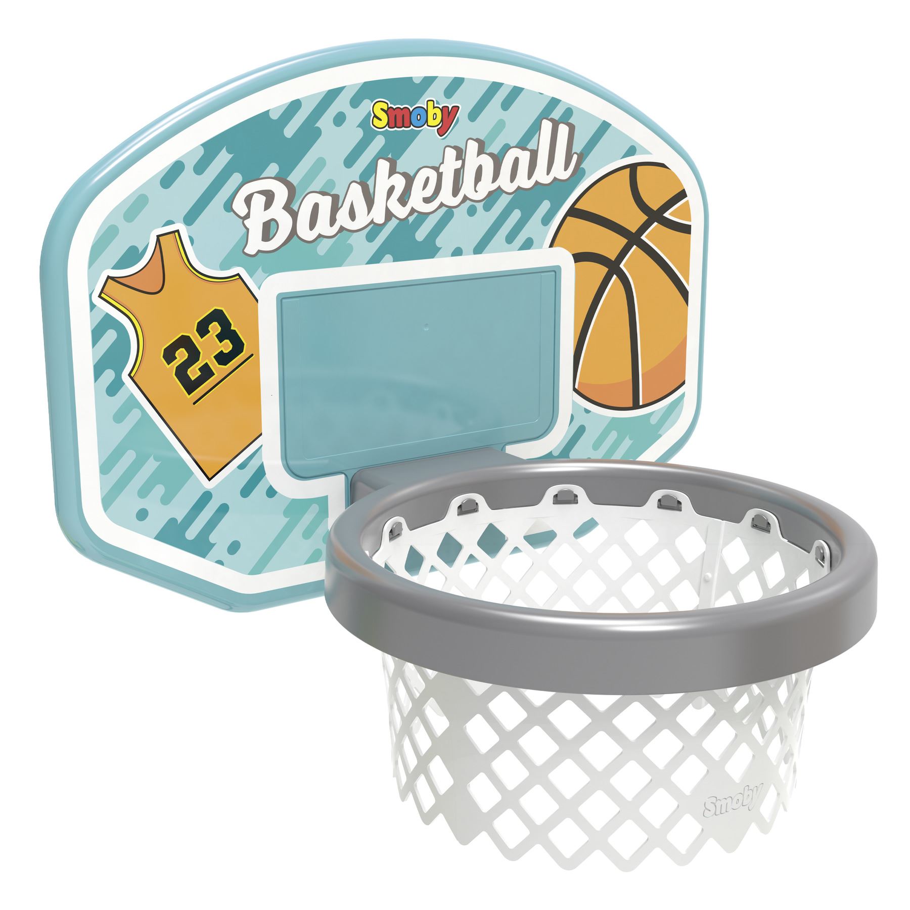 Smoby Basketbal Mand - 3-in-1 mand voor glijbanen afbeelding