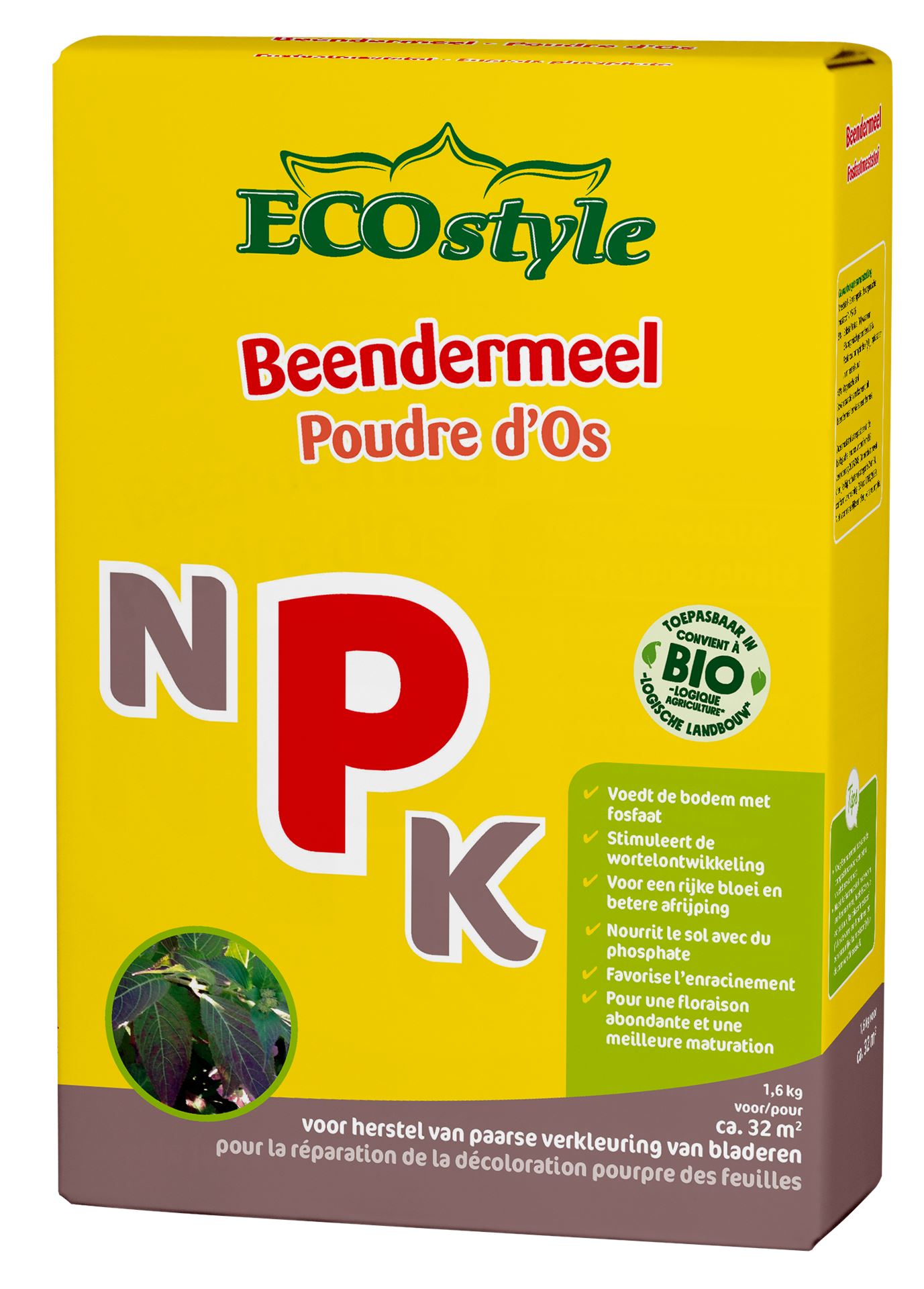 ECOstyle meststof - beendermeel– 1,6 kg afbeelding