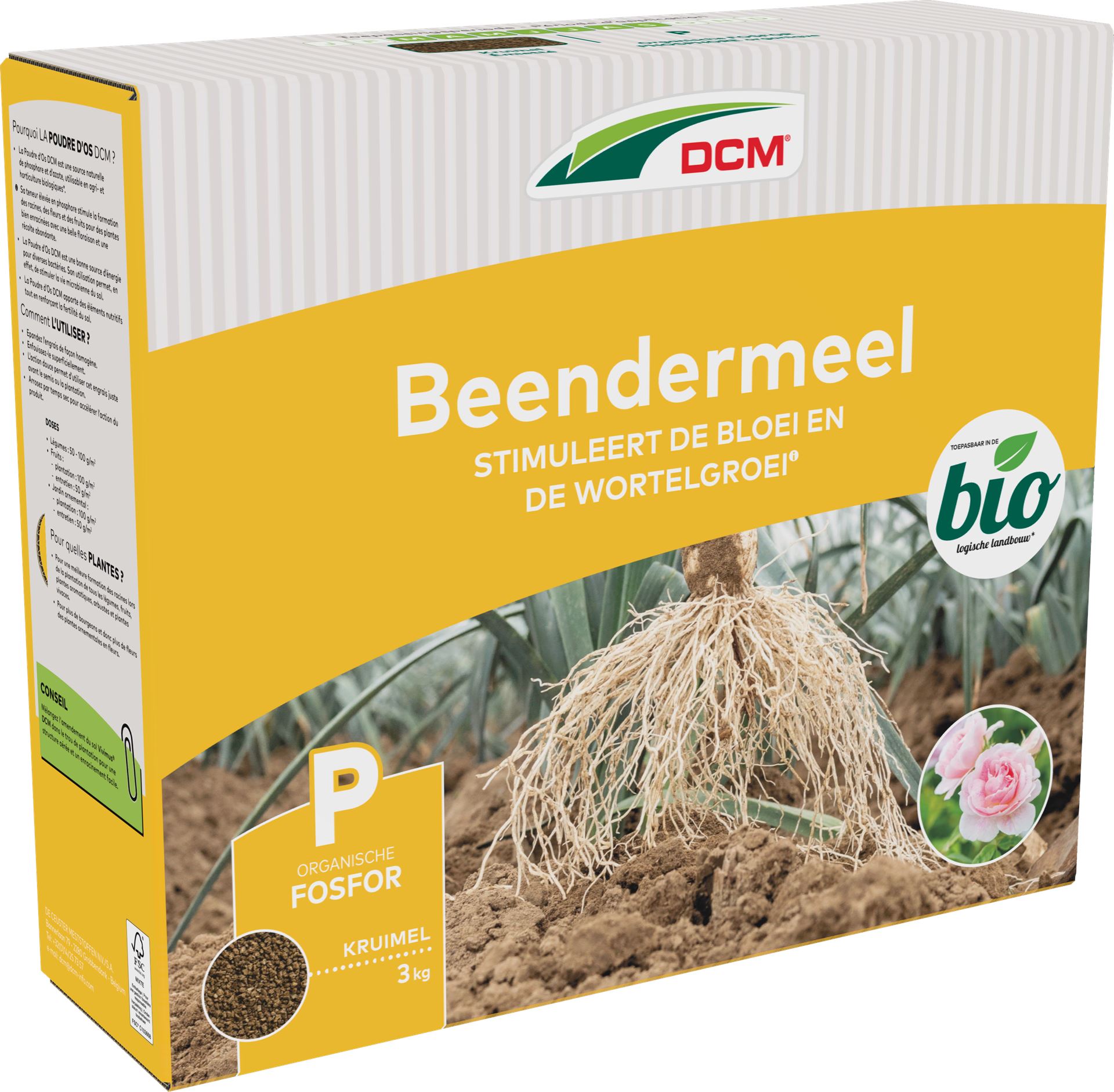 DCM meststof - beendermeel – 3 kg – bio