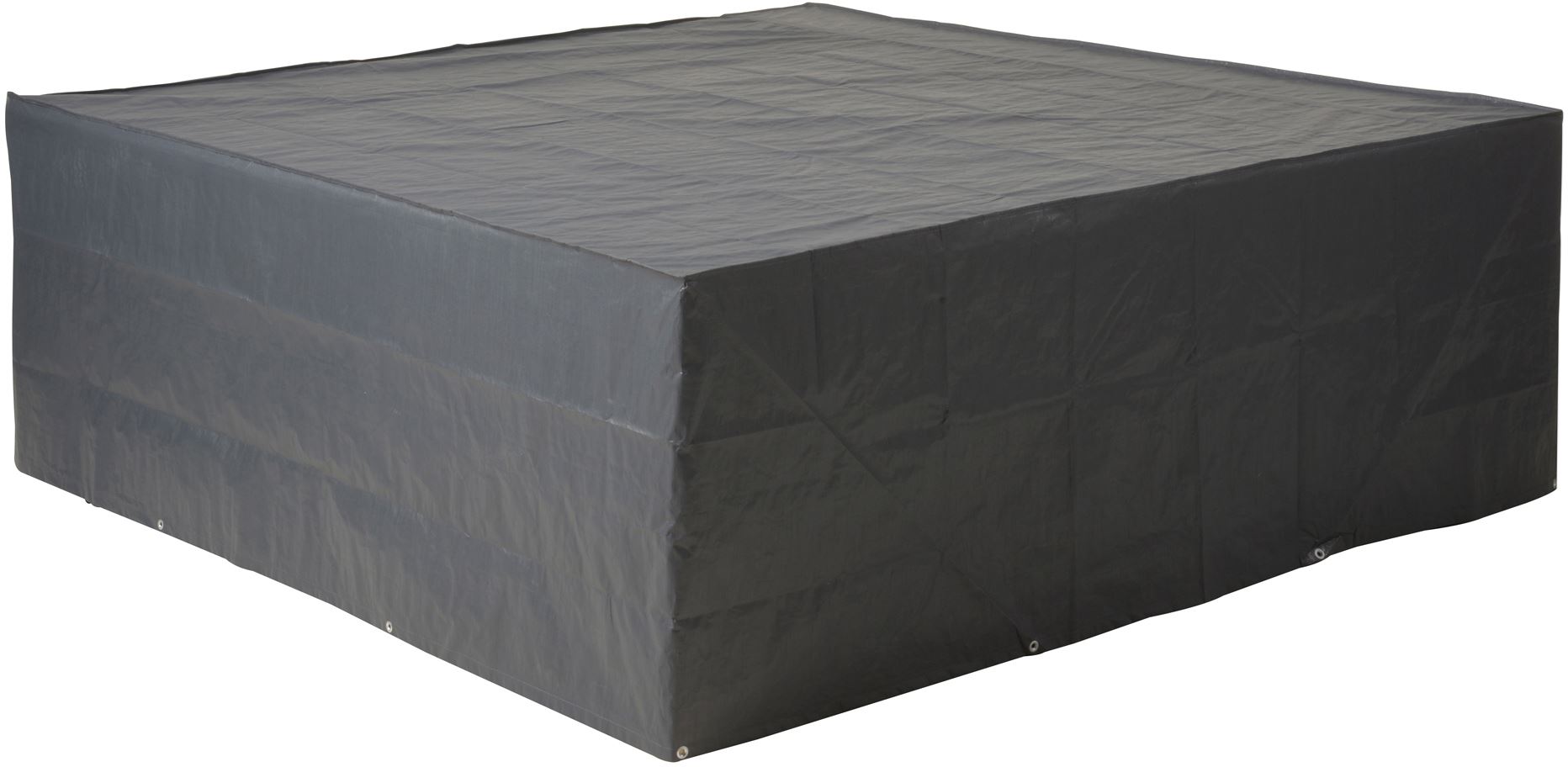 Nature hoes loungeset - H70x250x250cm - 100g/m² - grafietkleur - met koord afbeelding