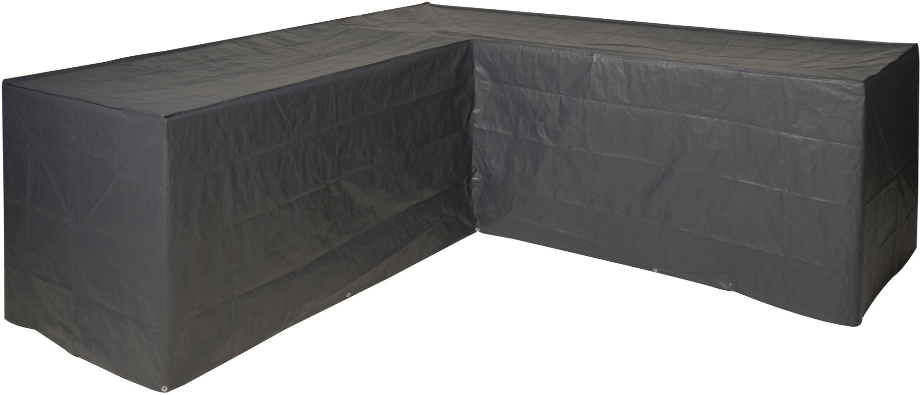 Nature hoes loungebank - H90x250x250 cm - 100g/m² - grafietkleur - met koord afbeelding