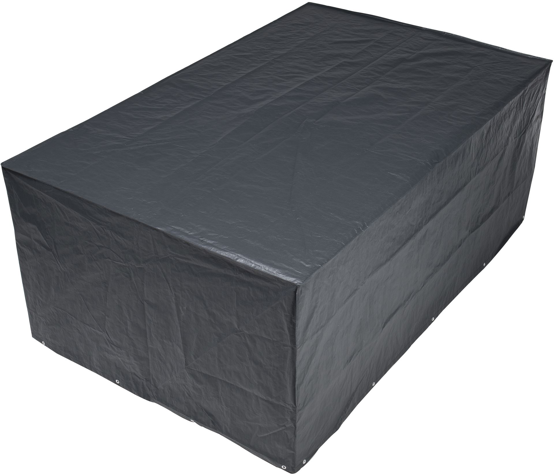 Nature beschermhoes tuinset rechthoekig H90x225x143cm 100g/m² grafiet, met koord afbeelding