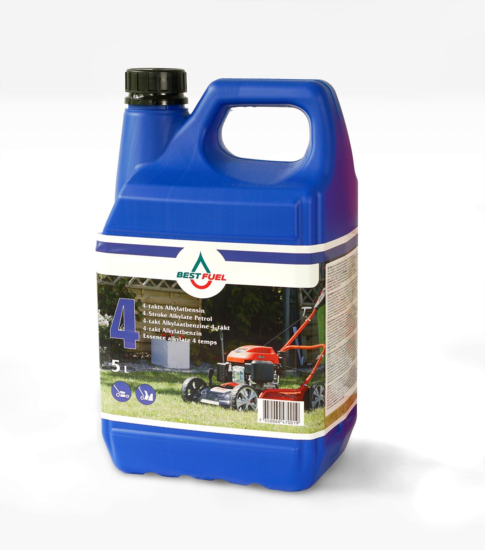Best Fuel 4-takt Alkylaatbenzine 5L– Voor een schone, krachtige motor – Ultra-schone brandstof - Vrij van benzeen&bio-ethanol - Geschikt voor alle 4-taktmotoren afbeelding