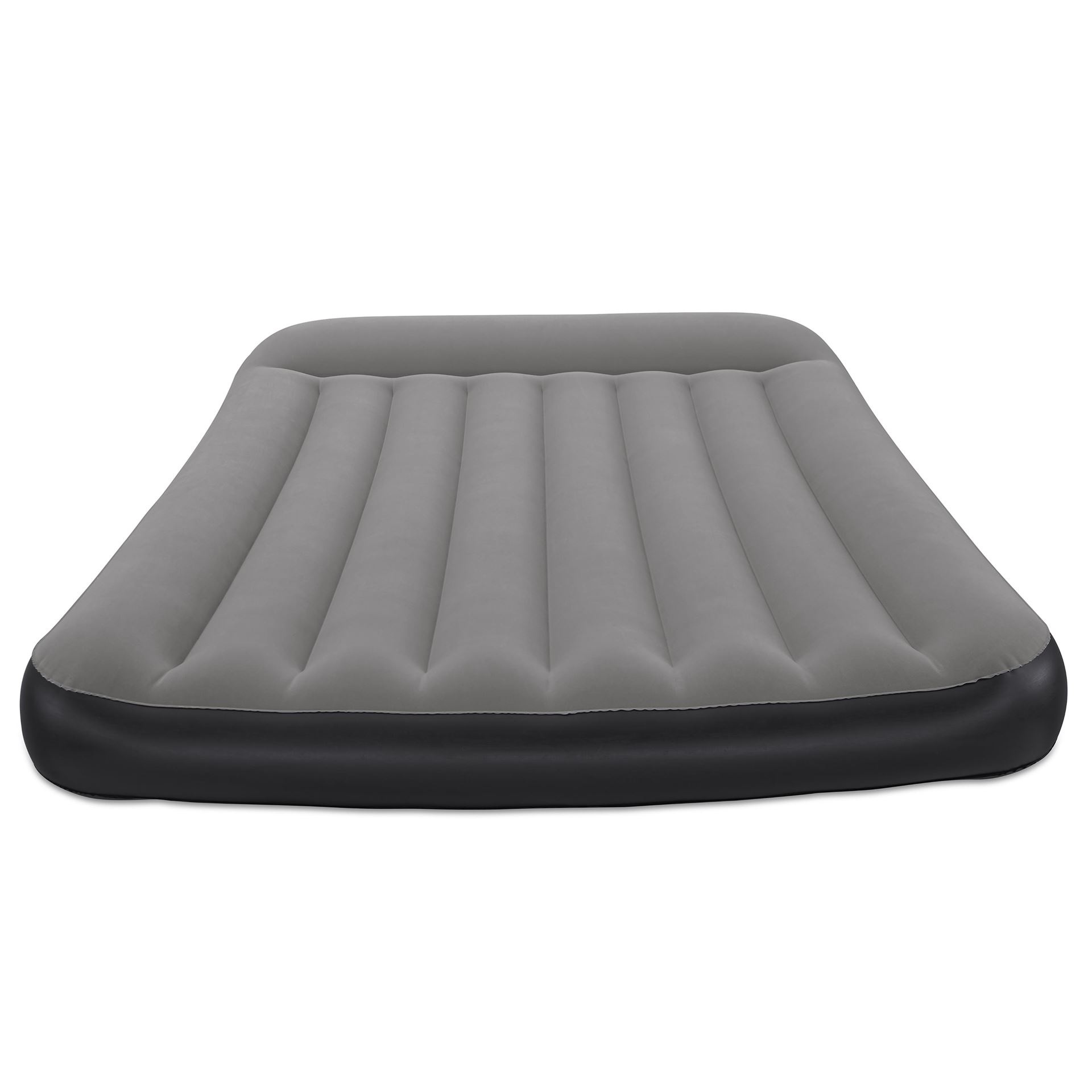 Bestway luchtbed'Tritech Full'- 191x137x30 cm - met ingebouwde herlaadbare USB pomp - blauw/grijs - Binnen&buiten afbeelding
