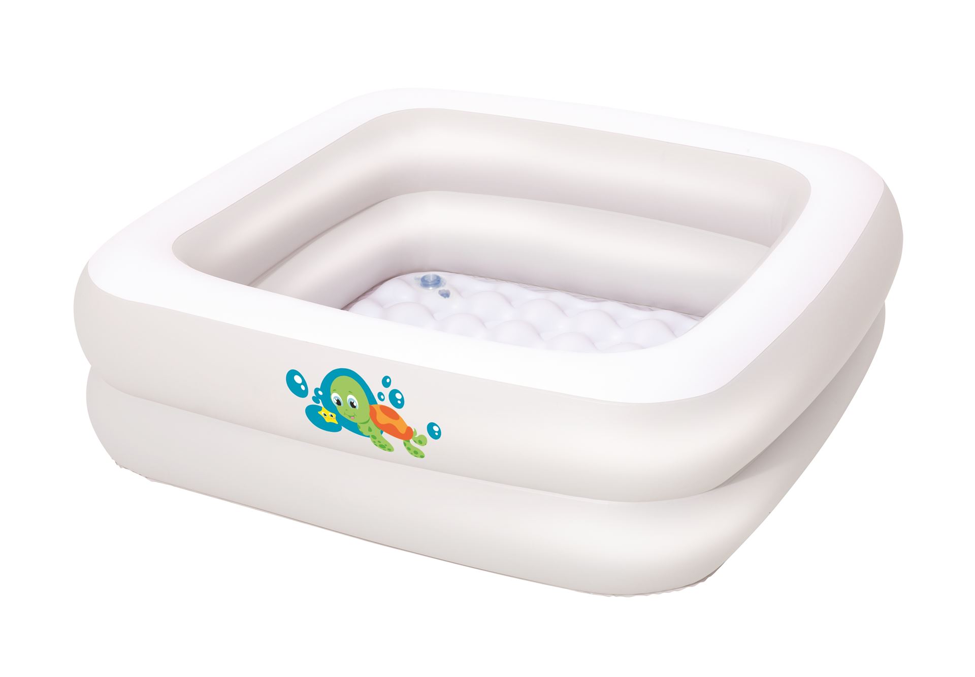 Bestway Scrub-A-Dub opblaasbaar babyzwembadje - 86x86x25cm afbeelding