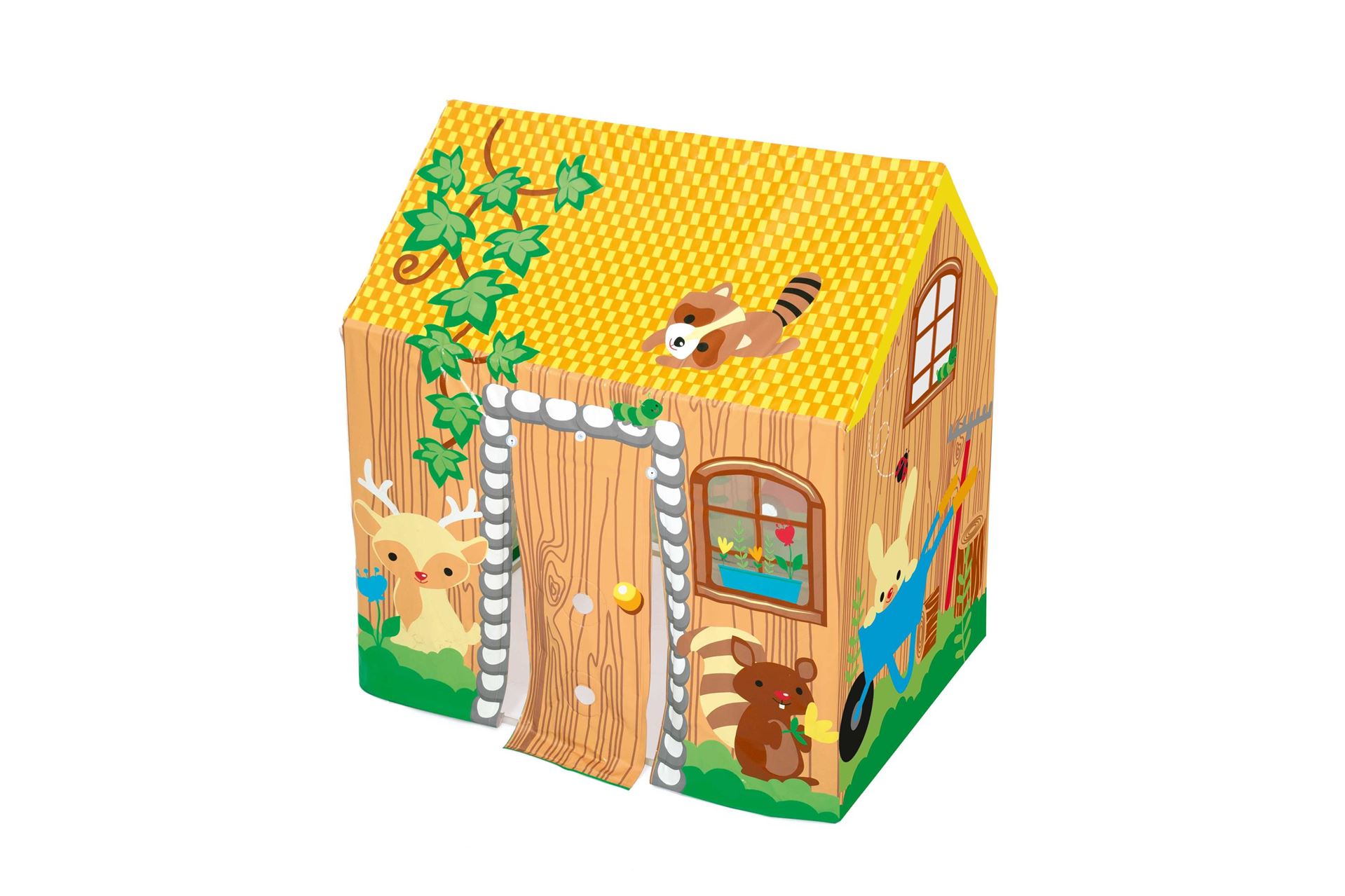 Bestway Purrfect Pets Easy-Snap speelhuisje - 102x76x114cm afbeelding
