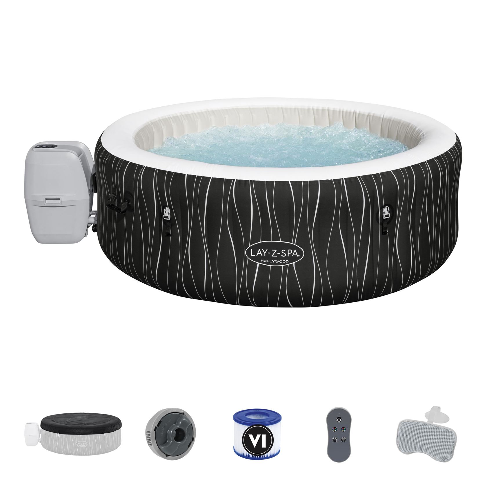 Bestway Lay-Z-Spa Hollywood AirJet opblaasbare spa - 4-6 personen - 2023 afbeelding