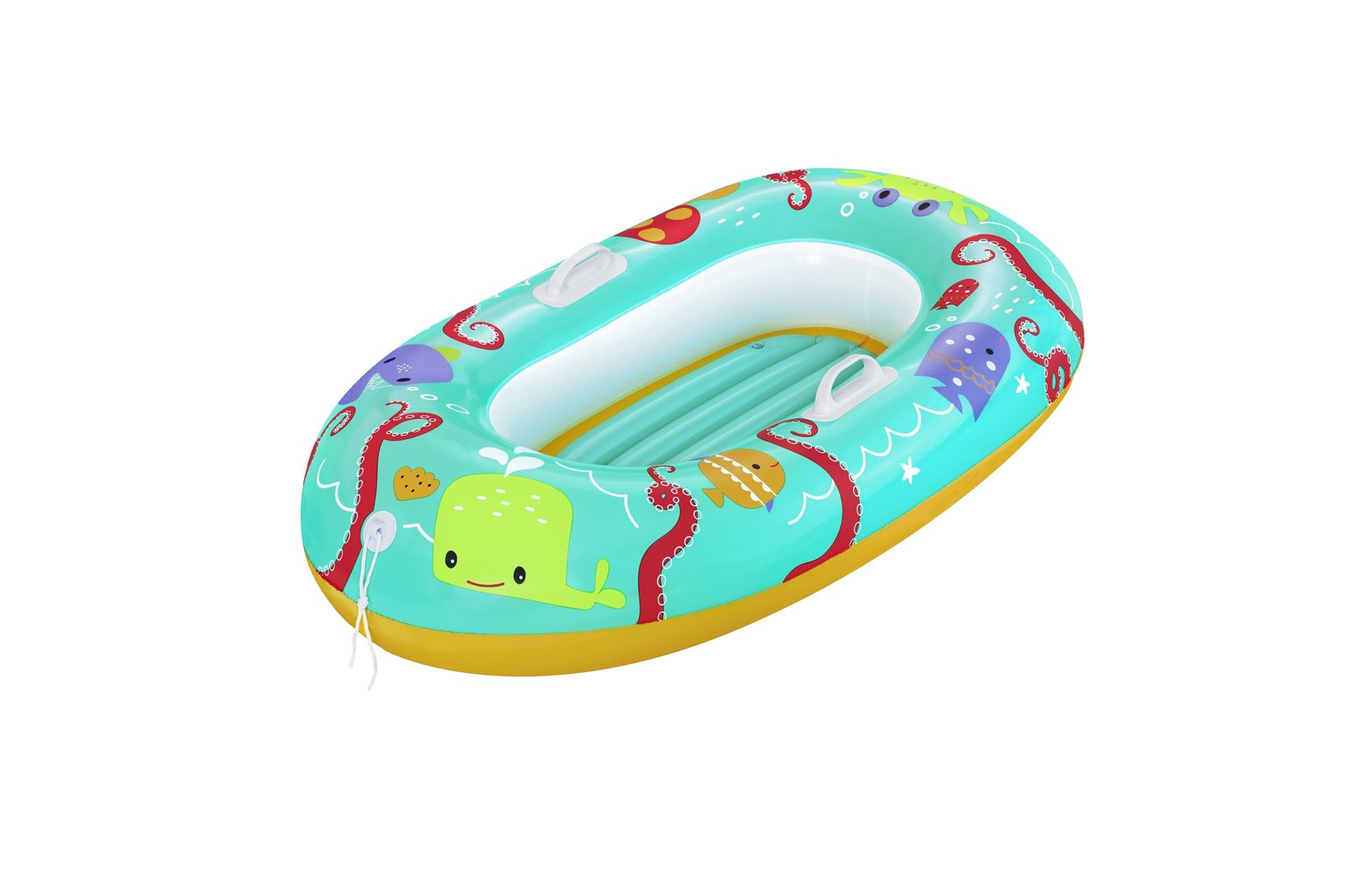 Bestway opblaasbare kinderboot'Tropical crew'- L110 x B64 x H25 cm - vanaf 3 jaar afbeelding